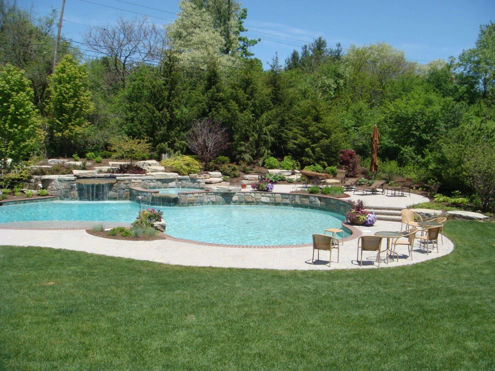 Backyard Pool Retreat by Great Oaks Landscape Associates Inc. - Photo 22