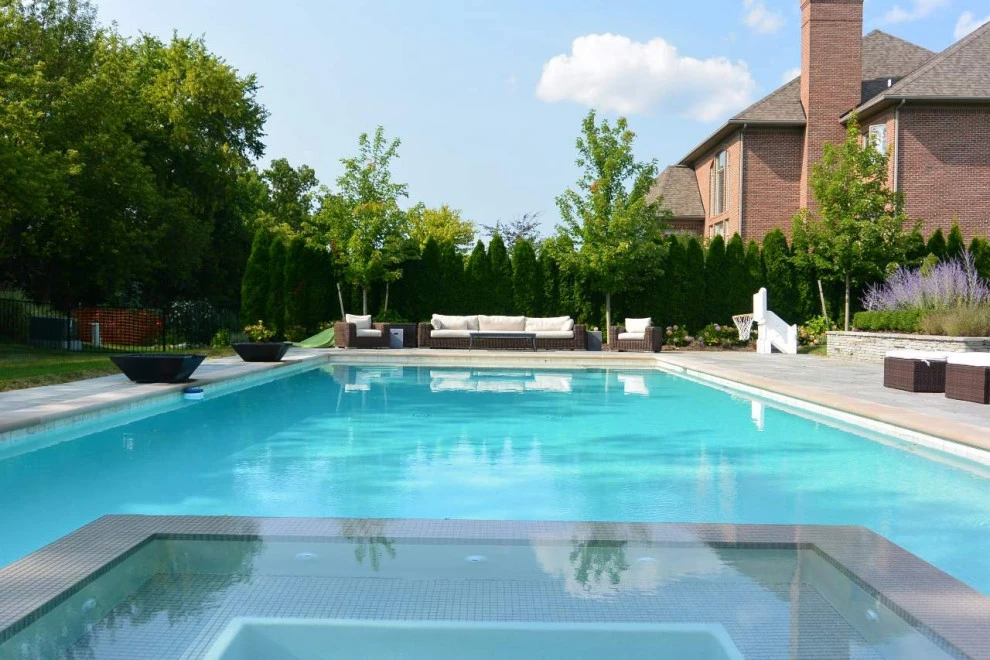 Backyard Pool Retreat by Great Oaks Landscape Associates Inc. - Photo 47