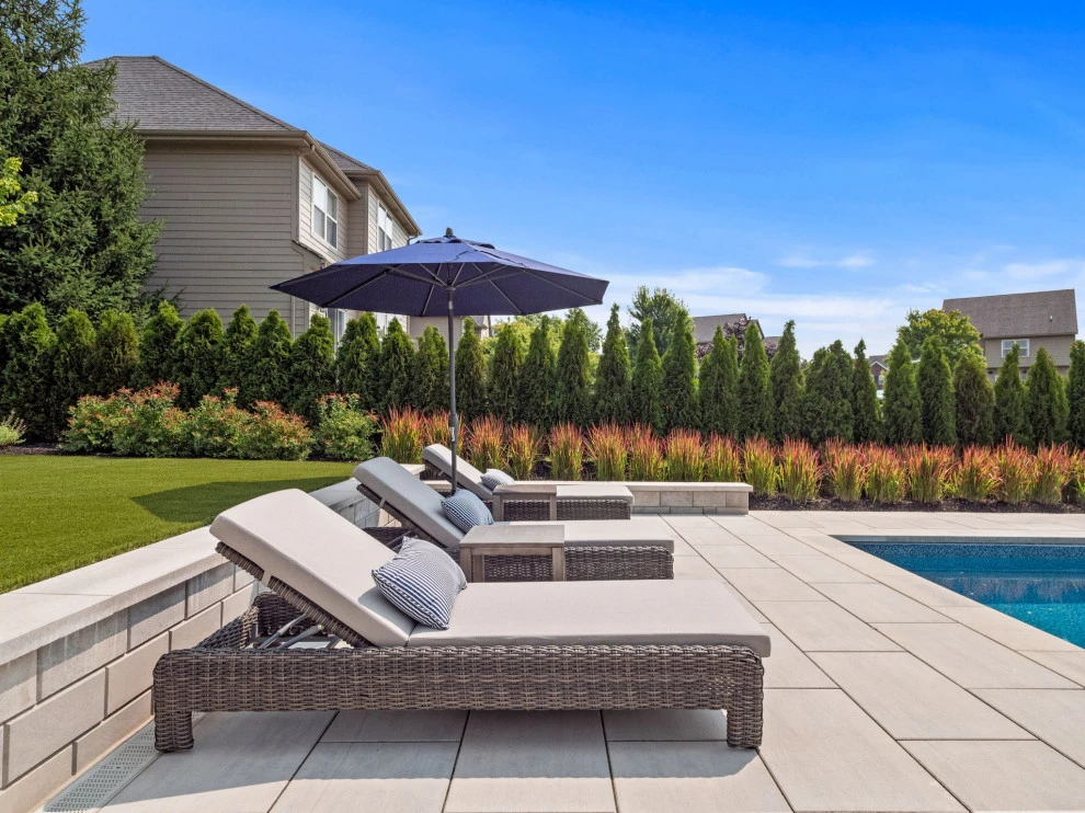 South Lyon Back Yard Pool & Patio by Great Oaks Landscape Associates Inc. - Photo 9