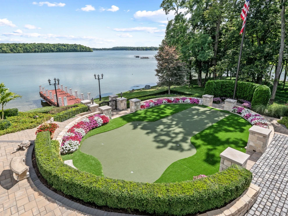 Orchard Lake Limestone Chateau by Great Oaks Landscape Associates Inc. - Photo 52