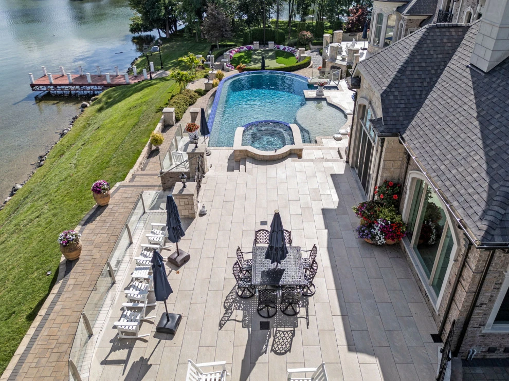 Orchard Lake Limestone Chateau by Great Oaks Landscape Associates Inc. - Photo 2