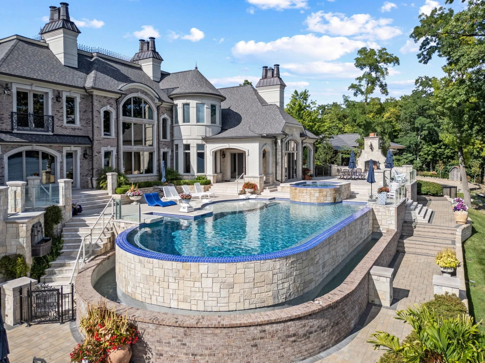 Orchard Lake Limestone Chateau by Great Oaks Landscape Associates Inc. - Photo 12