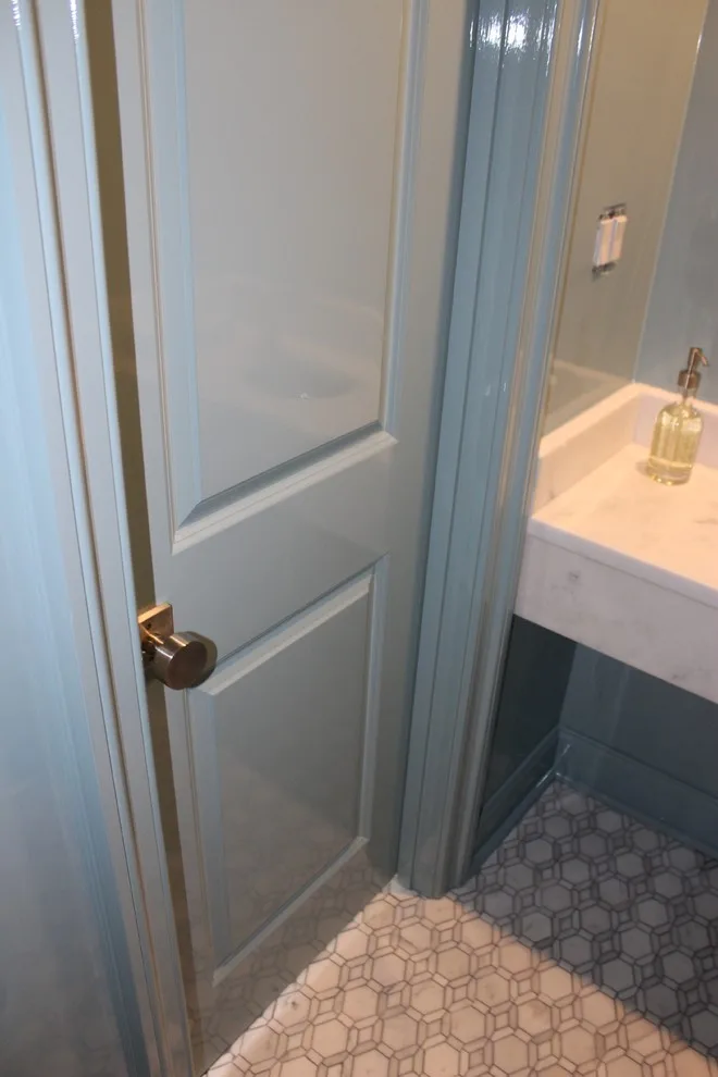 European Fine Paints Powder Room by Jason Bertoniere Painting Contractor - Photo 3