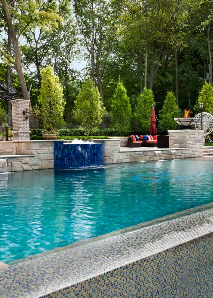 Backyard Pool Retreat by Great Oaks Landscape Associates Inc. - Photo 58
