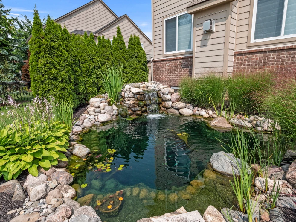 South Lyon Back Yard Pool & Patio by Great Oaks Landscape Associates Inc. - Photo 13