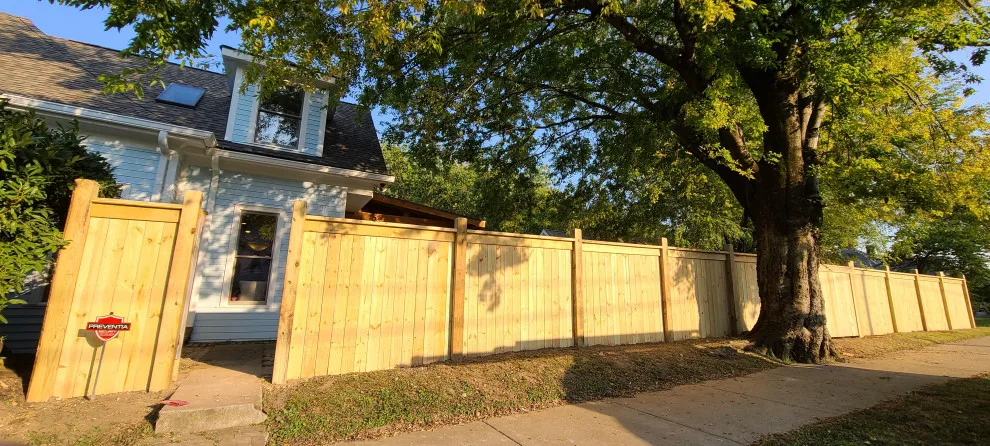 Wood Fence Replacement Project by Pro-Master Painting - Photo 3