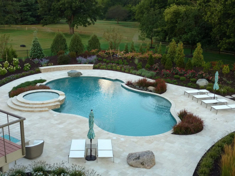 Backyard Pool Retreat by Great Oaks Landscape Associates Inc. - Photo 50