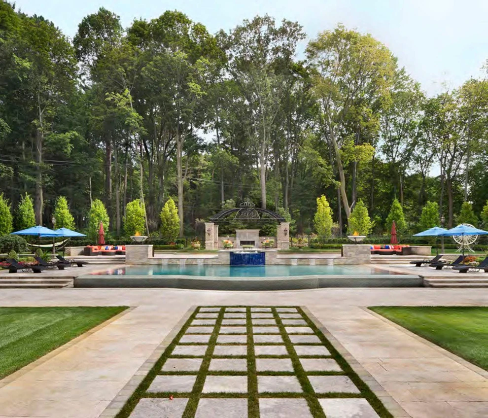 Backyard Pool Retreat by Great Oaks Landscape Associates Inc. - Photo 49