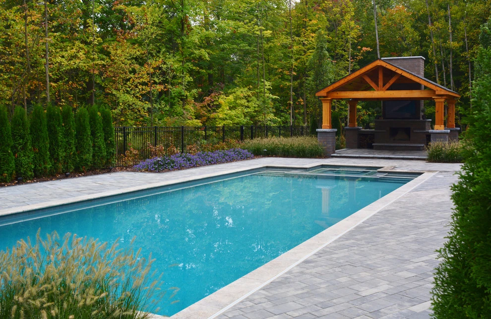 Backyard Pool Retreat by Great Oaks Landscape Associates Inc. - Photo 32