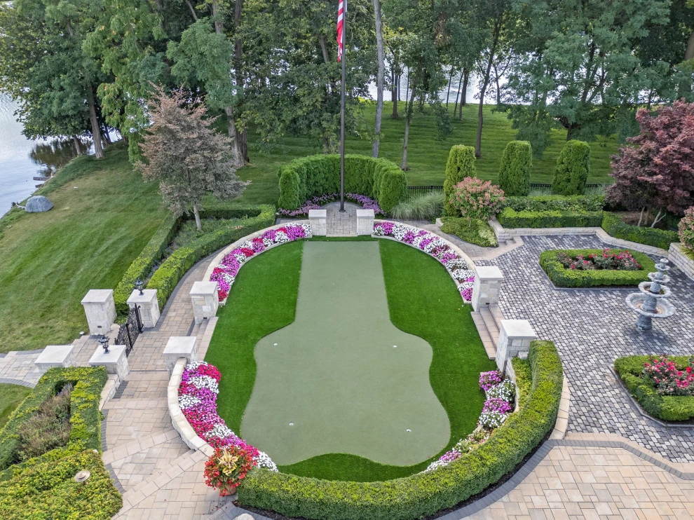 Orchard Lake Limestone Chateau by Great Oaks Landscape Associates Inc. - Photo 17