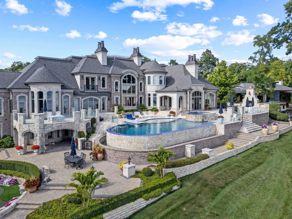 Orchard Lake Limestone Chateau by Great Oaks Landscape Associates Inc. - Photo 39