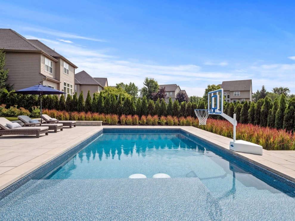 South Lyon Back Yard Pool & Patio by Great Oaks Landscape Associates Inc. - Photo 7