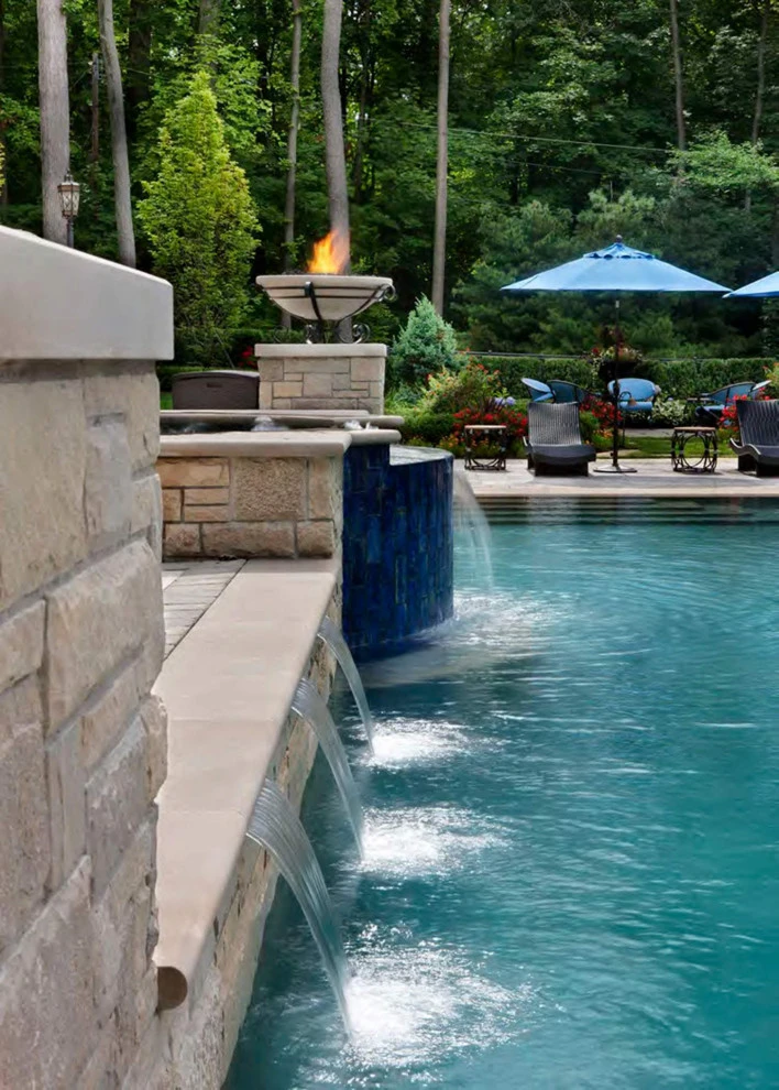 Backyard Pool Retreat by Great Oaks Landscape Associates Inc. - Photo 65