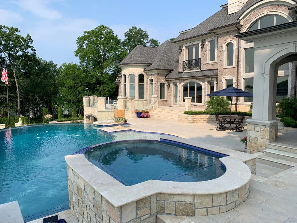 Backyard Pool Retreat by Great Oaks Landscape Associates Inc. - Photo 26