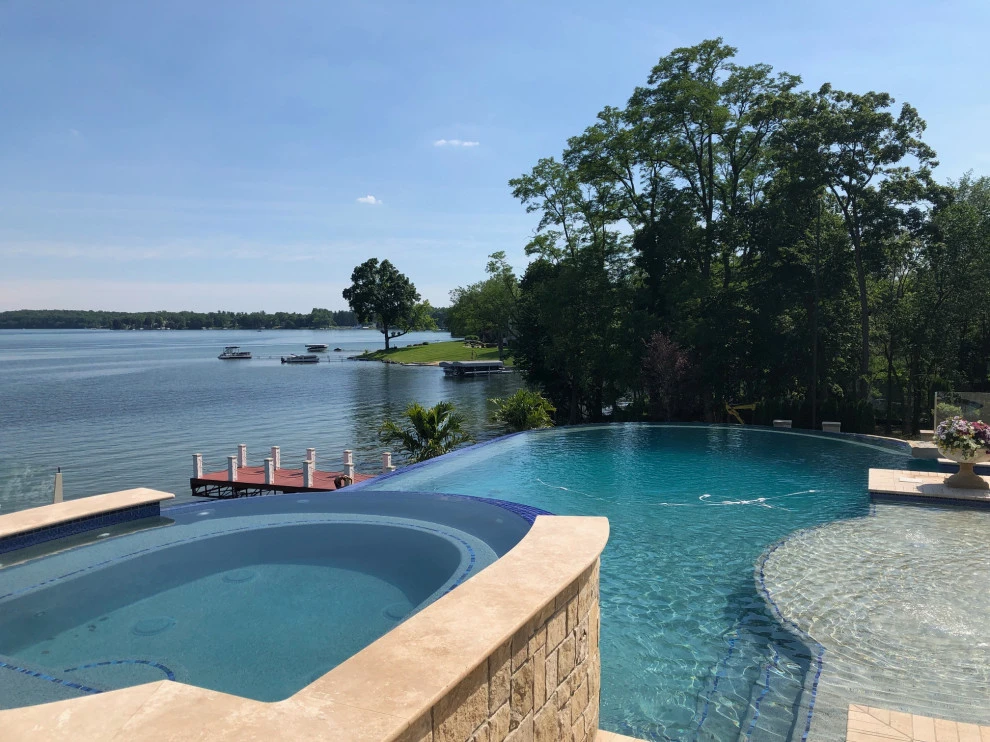 Backyard Pool Retreat by Great Oaks Landscape Associates Inc. - Photo 63