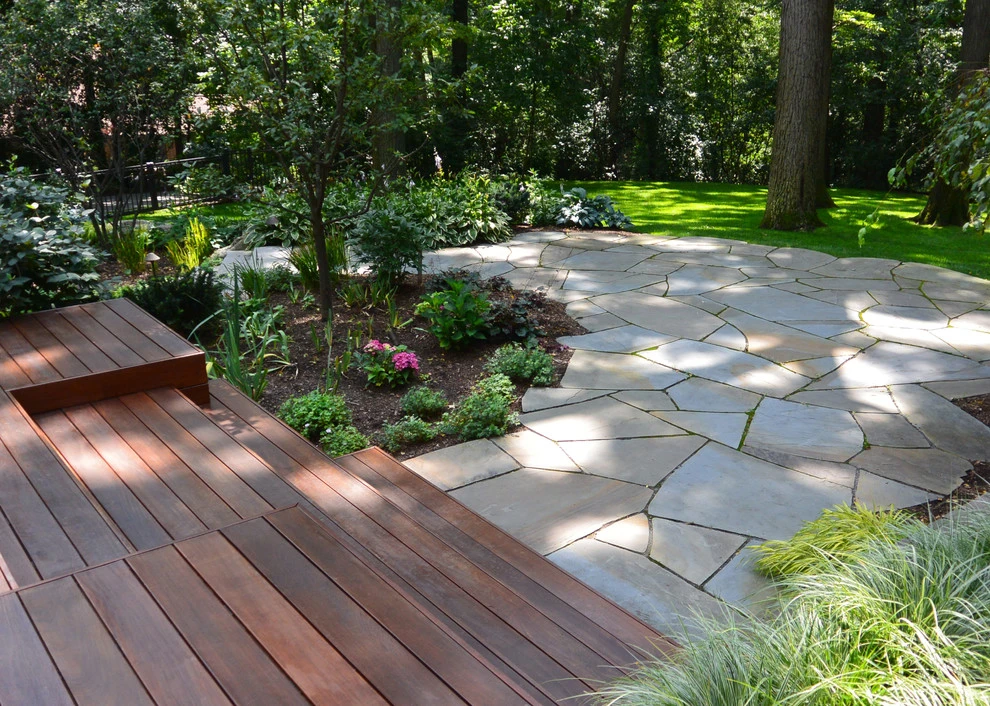 Backyard Woodland Haven by Great Oaks Landscape Associates Inc. - Photo 4