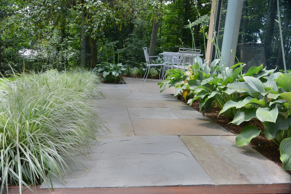 Backyard Woodland Haven by Great Oaks Landscape Associates Inc. - Photo 8