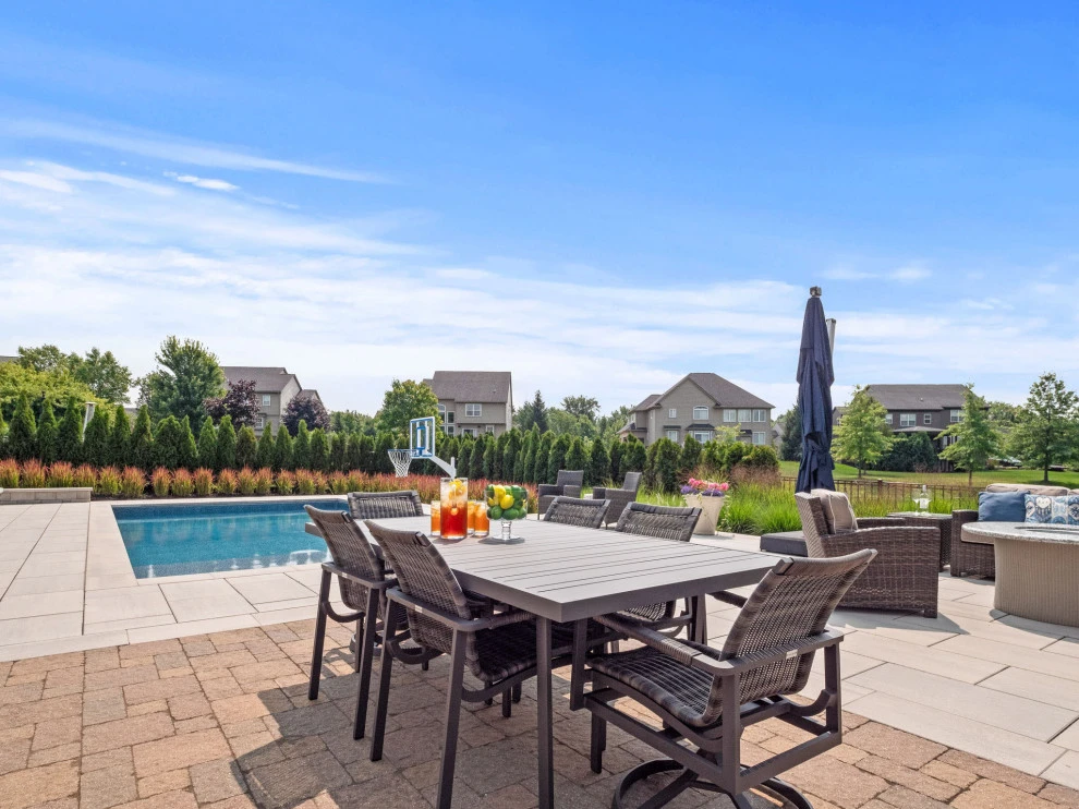 South Lyon Back Yard Pool & Patio by Great Oaks Landscape Associates Inc. - Photo 3