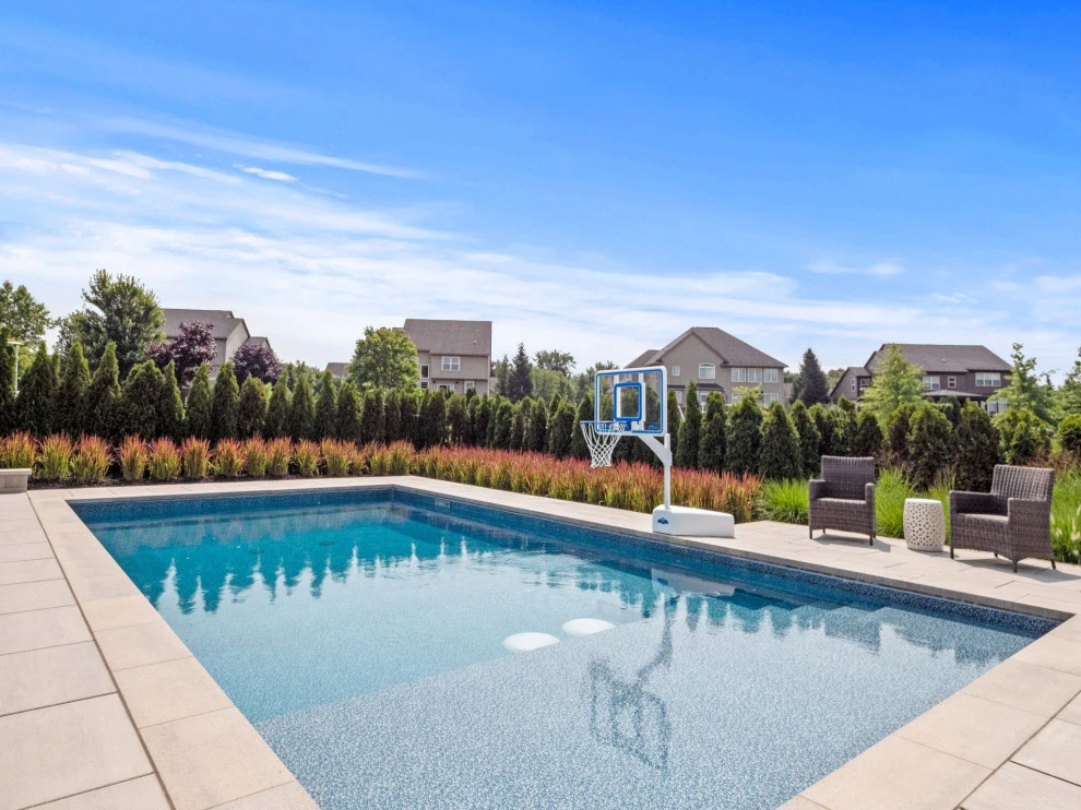 South Lyon Back Yard Pool & Patio by Great Oaks Landscape Associates Inc. - Photo 11