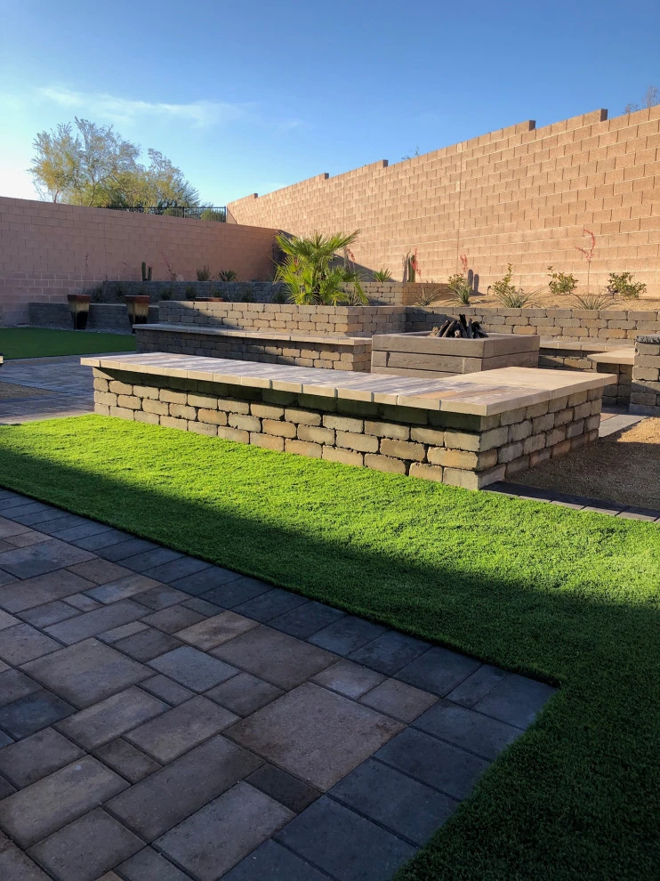 Fire Pit Seating Area by Green Guru Landscaping - Photo 18