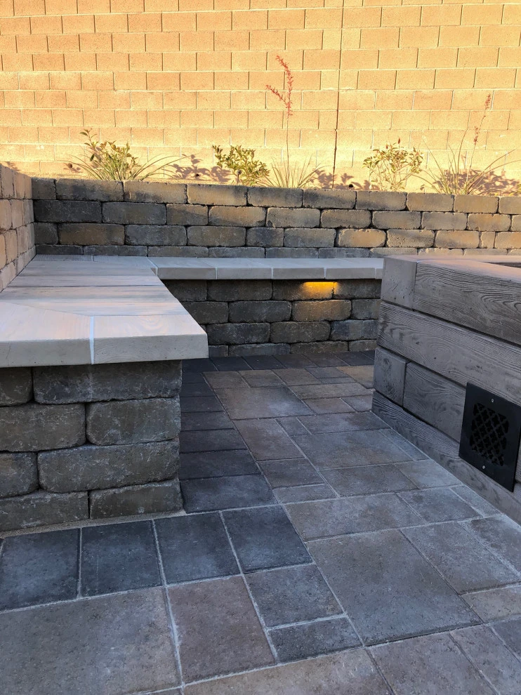 Fire Pit Seating Area by Green Guru Landscaping - Photo 17