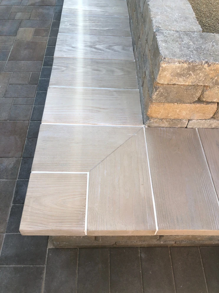 Fire Pit Seating Area by Green Guru Landscaping - Photo 8