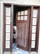 Restore Stained Entrance Door by Palmer Painting - Photo 3
