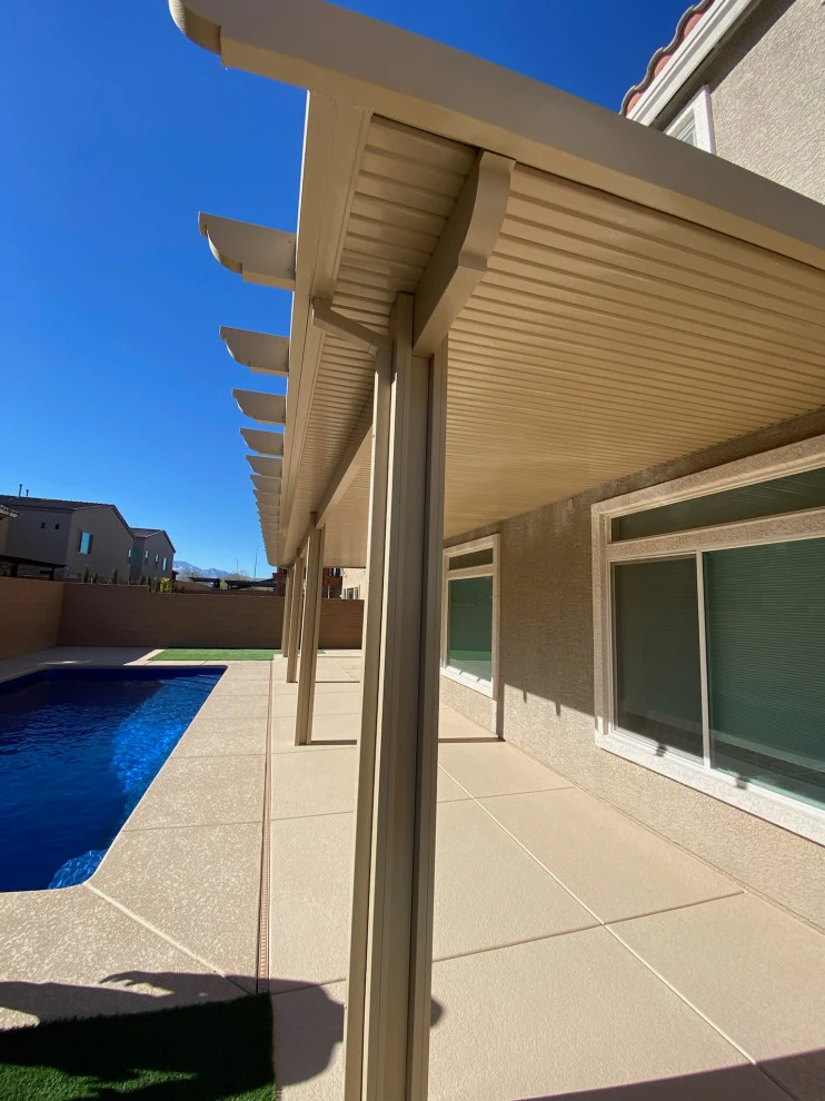 Flat Pan Patio Cover by Green Guru Landscaping - Photo 9
