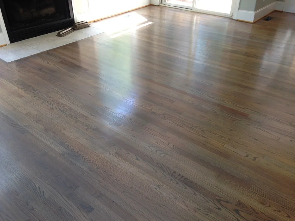 Gray Tone Hardwood Floor Refinishing by Fox Brothers Painting - Photo 3
