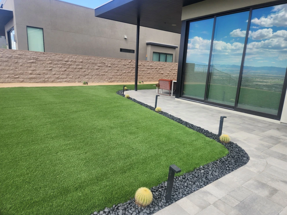 Simple Modern Landscape by Green Guru Landscaping - Photo 5