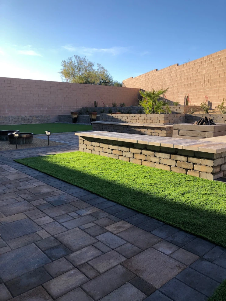 Fire Pit Seating Area by Green Guru Landscaping - Photo 11