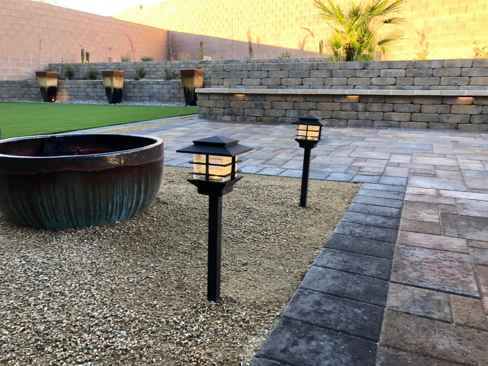 Fire Pit Seating Area by Green Guru Landscaping - Photo 9