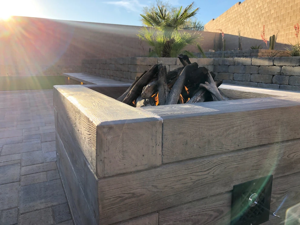 Fire Pit Seating Area by Green Guru Landscaping - Photo 14