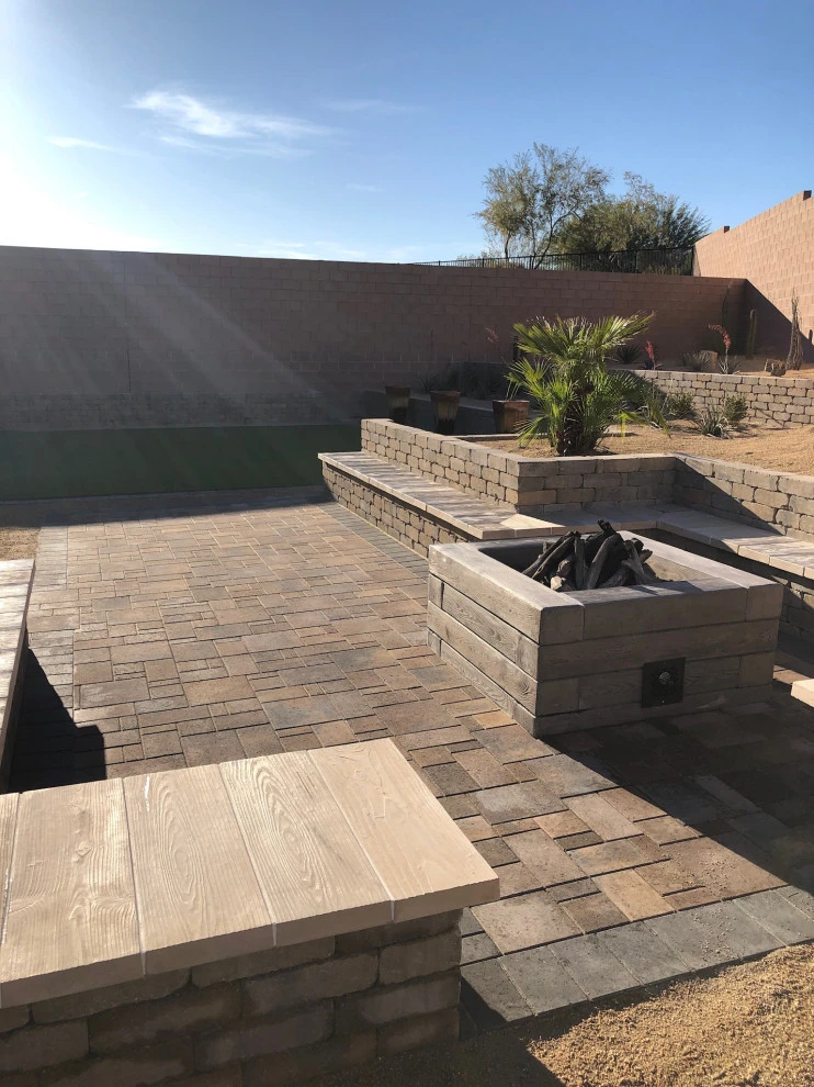 Fire Pit Seating Area by Green Guru Landscaping - Photo 12