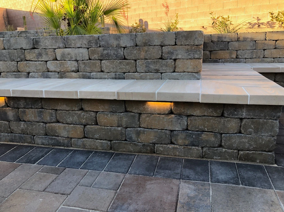 Fire Pit Seating Area by Green Guru Landscaping - Photo 5