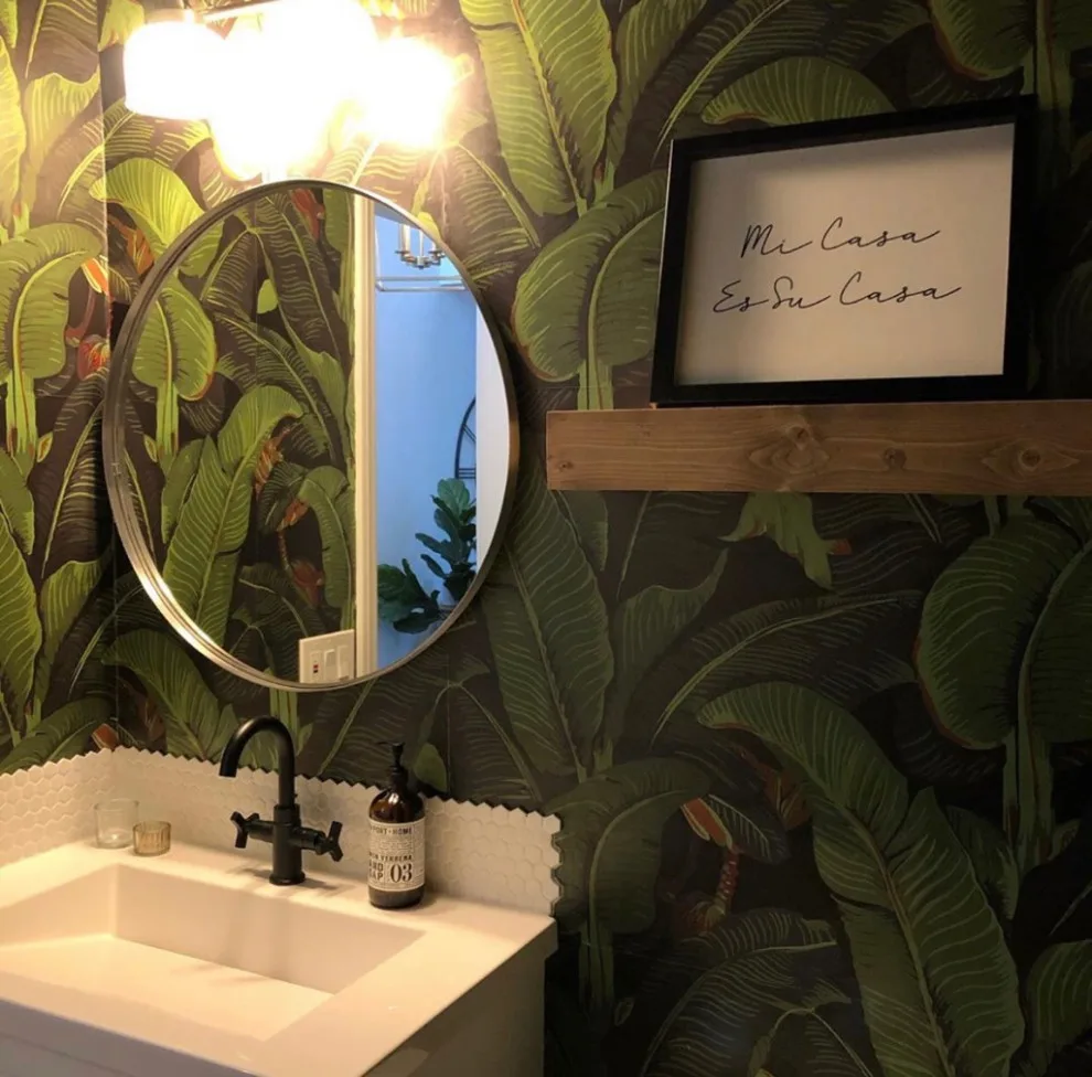 Home Bathroom Wallpaper by Precision Wallcovering And Painting - Photo 8