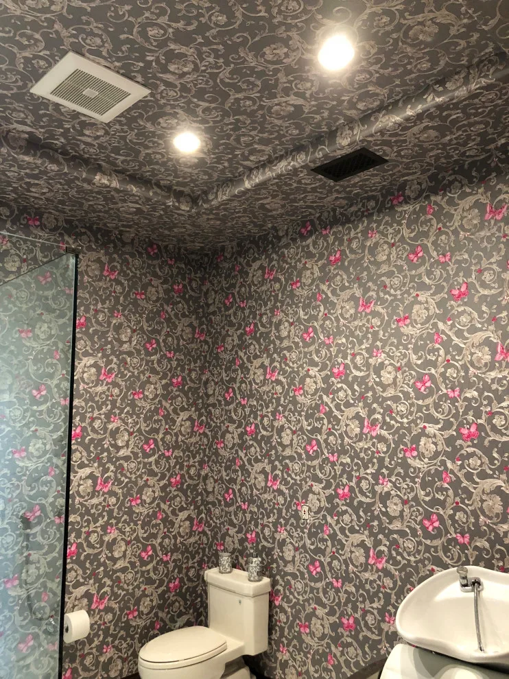 Home Bathroom Wallpaper by Precision Wallcovering And Painting - Photo 4