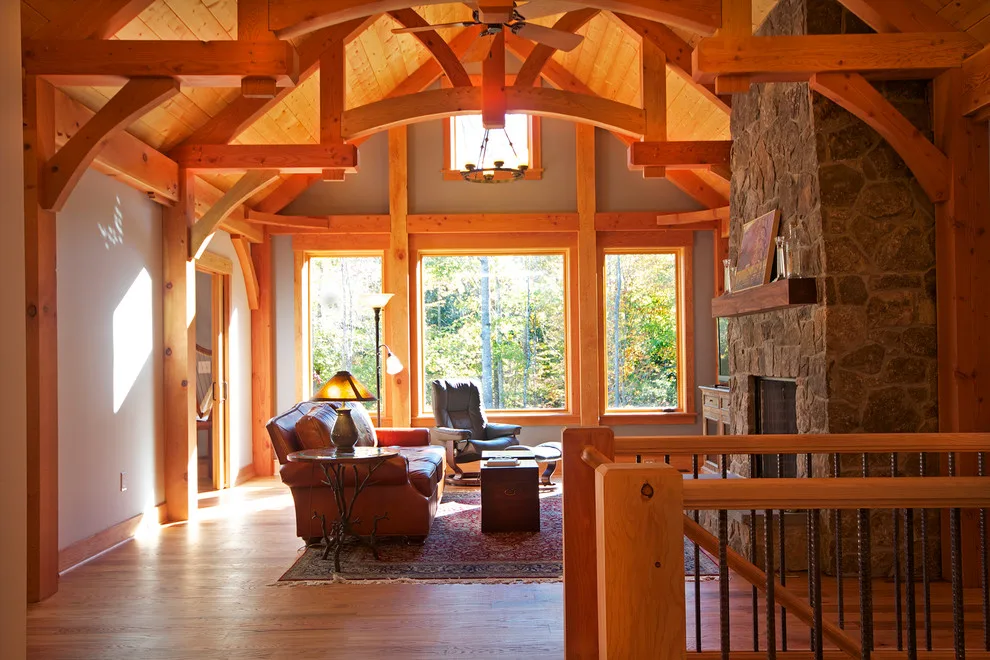 Crozet Rustic Timber Frame by RB Painting Company - Photo 4