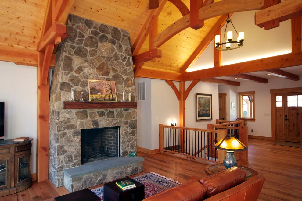 Crozet Rustic Timber Frame by RB Painting Company - Photo 11