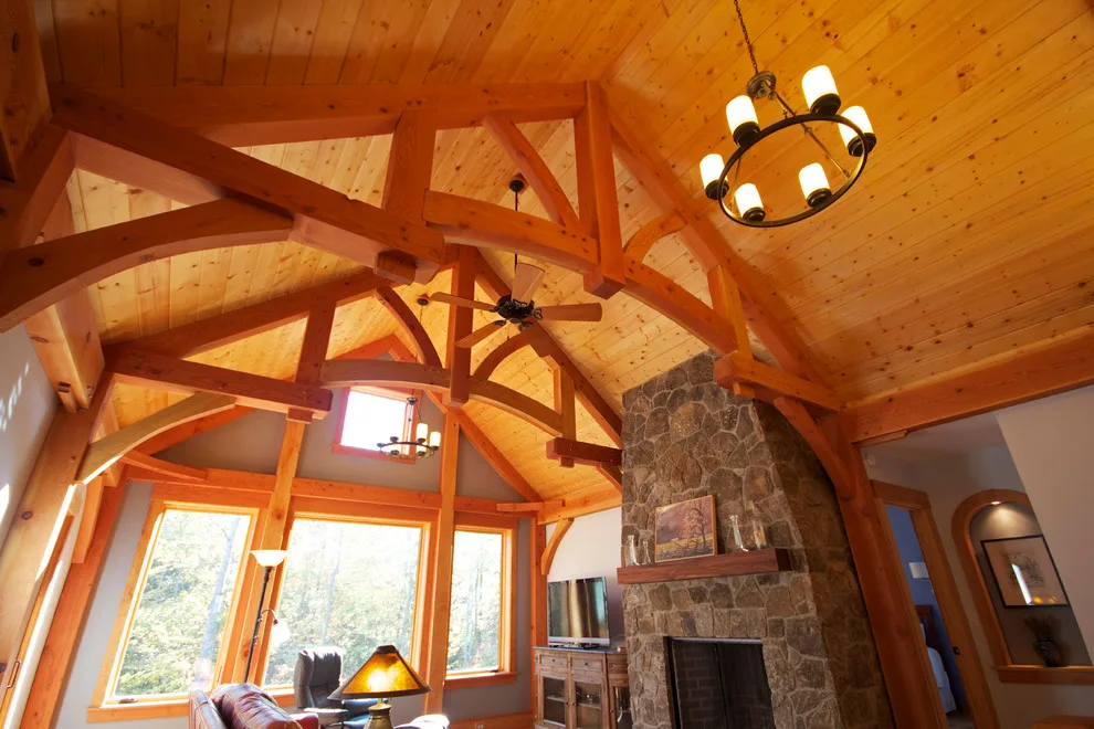 Crozet Rustic Timber Frame by RB Painting Company - Photo 14