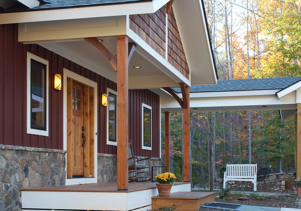 Crozet Rustic Timber Frame by RB Painting Company - Photo 12