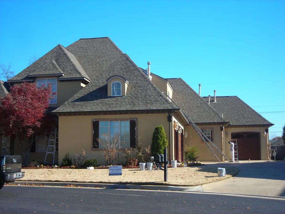 South Tulsa Exterior Repaint Transformation by Precise Home Specialties - Photo 2