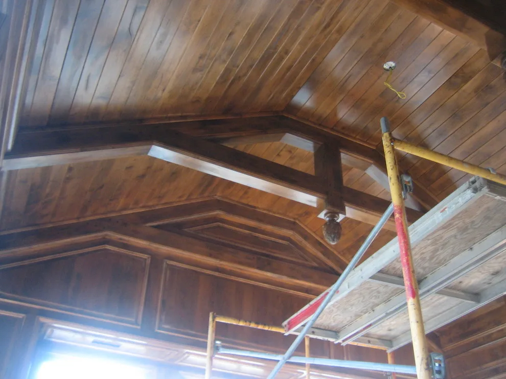 Weathered Finish and Ceiling Renovation by Decorators Service Co - Photo 3