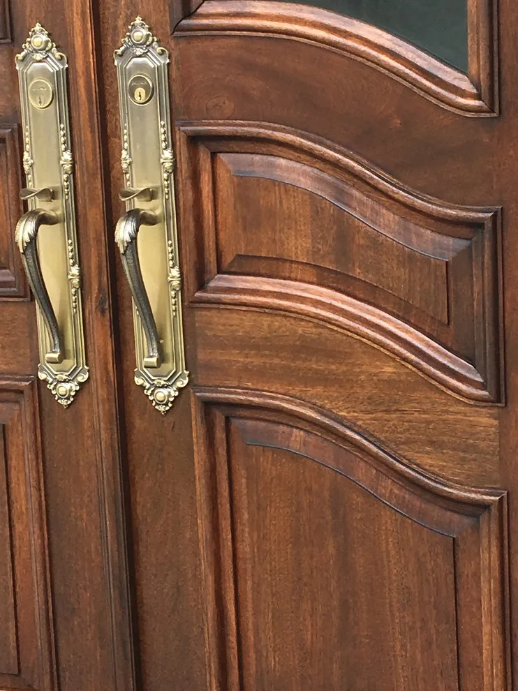 Tinted double entry doors by Jason Bertoniere Painting Contractor - Photo 2