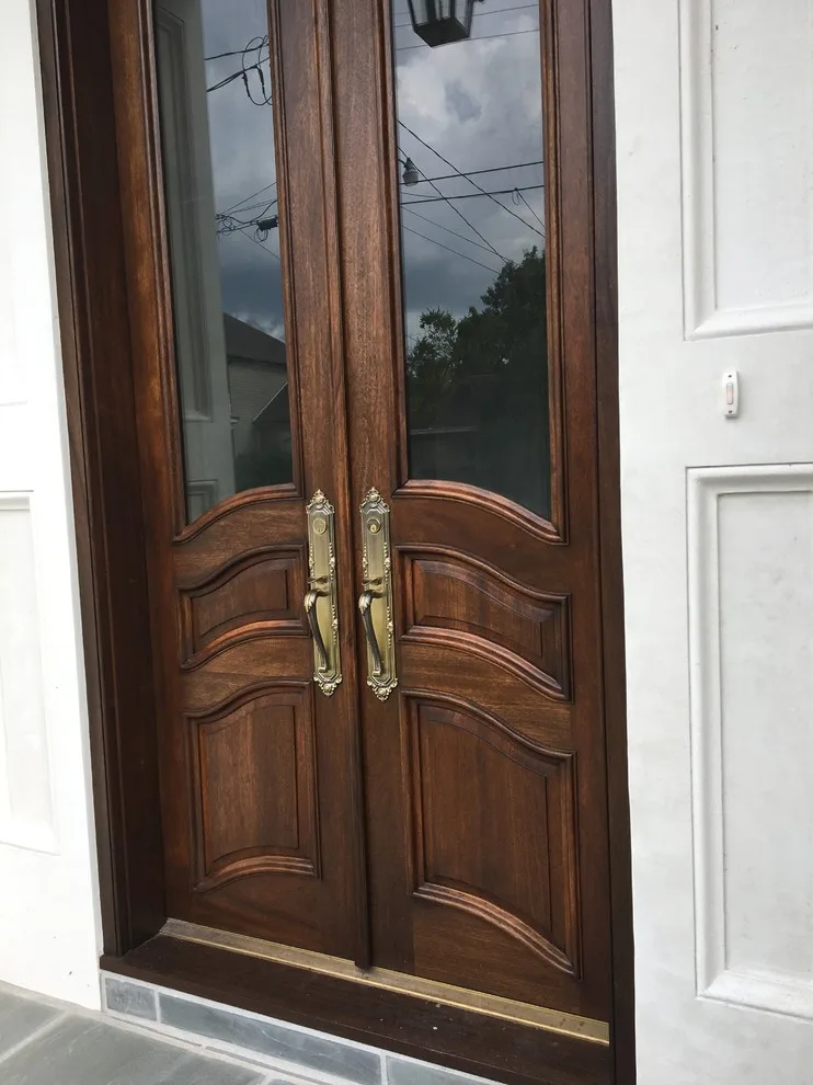 Tinted double entry doors by Jason Bertoniere Painting Contractor - Photo 4