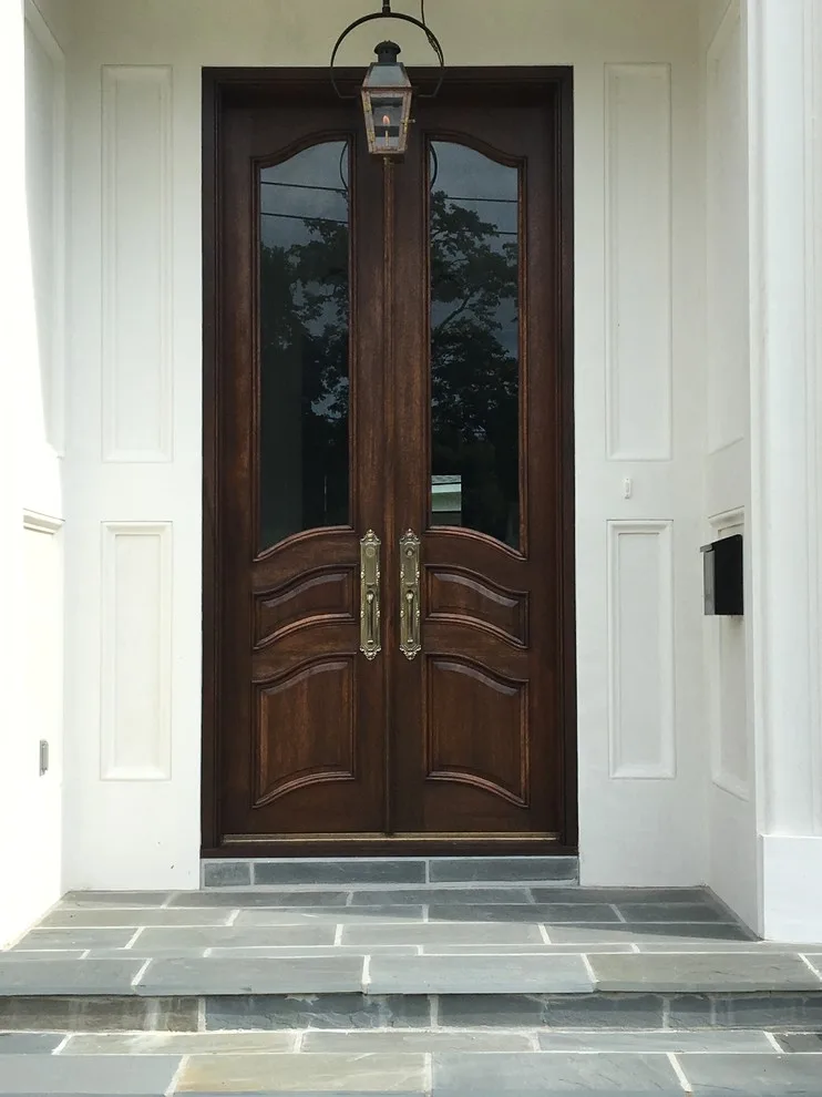 Tinted double entry doors by Jason Bertoniere Painting Contractor - Photo 3