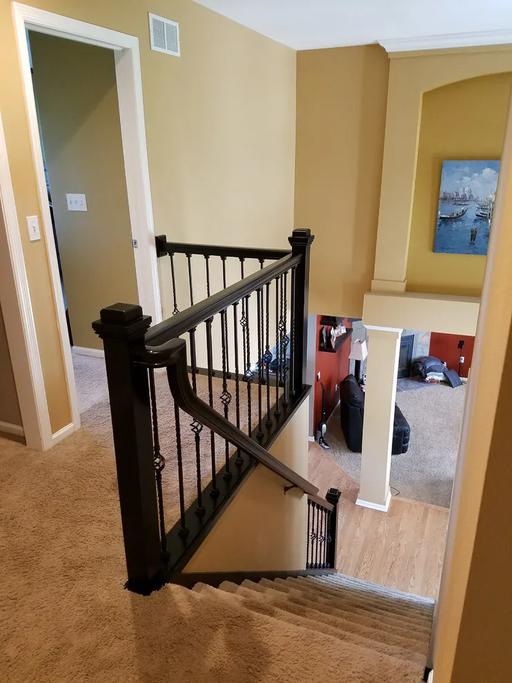 Staircase remodeling by Hometerior Finishing, LLC. - Photo 3