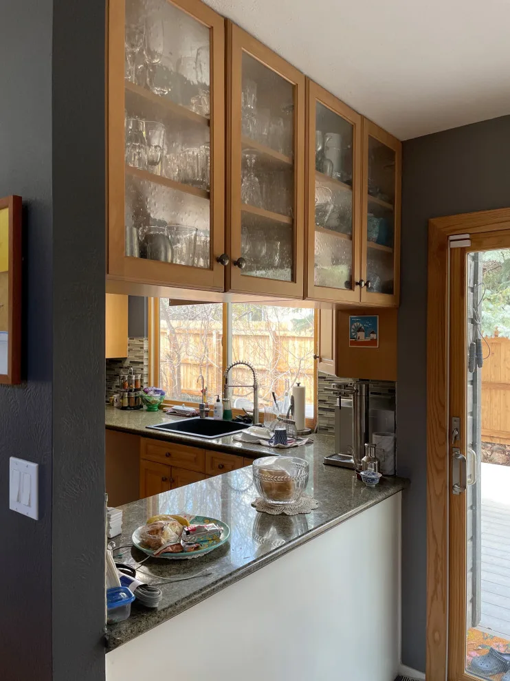 SW "Beloved Blue Jeans" Cabinet Makeover by Illuminate Cabinet Painting LLC - Photo 2