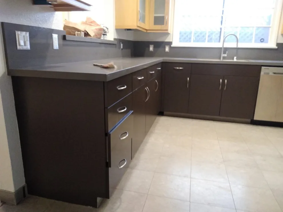 Tarzana - Lacquered Cabinet Refinishing by Lighthouse Painting Contractors Inc. - Photo 2