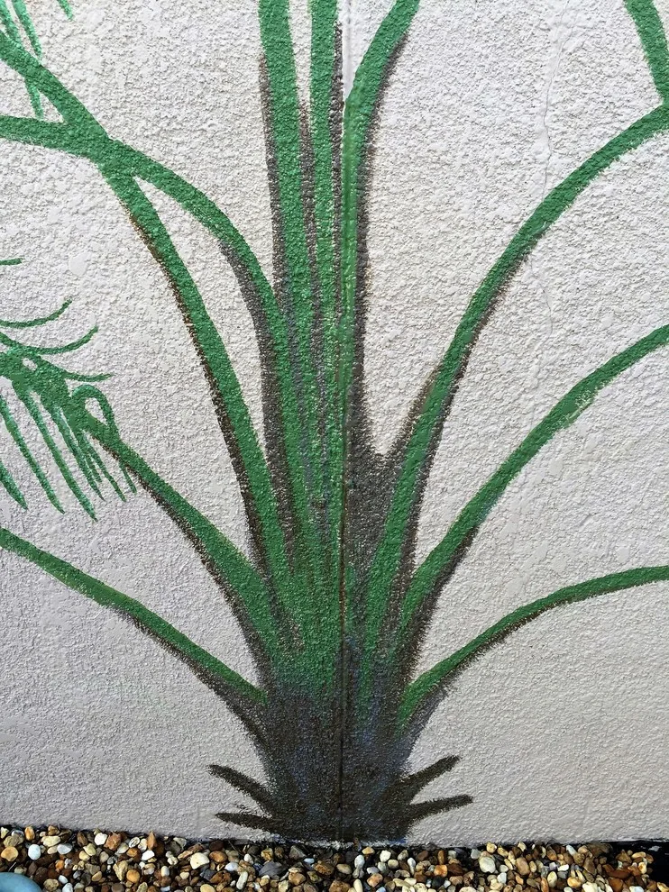 Tropical foliage mural by Gina's Artistry & Painting - Photo 7